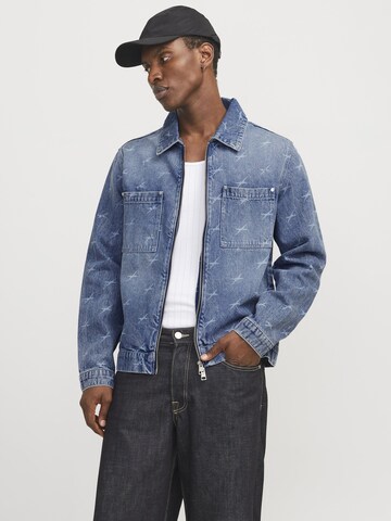 JACK & JONES Tussenjas in Blauw: voorkant
