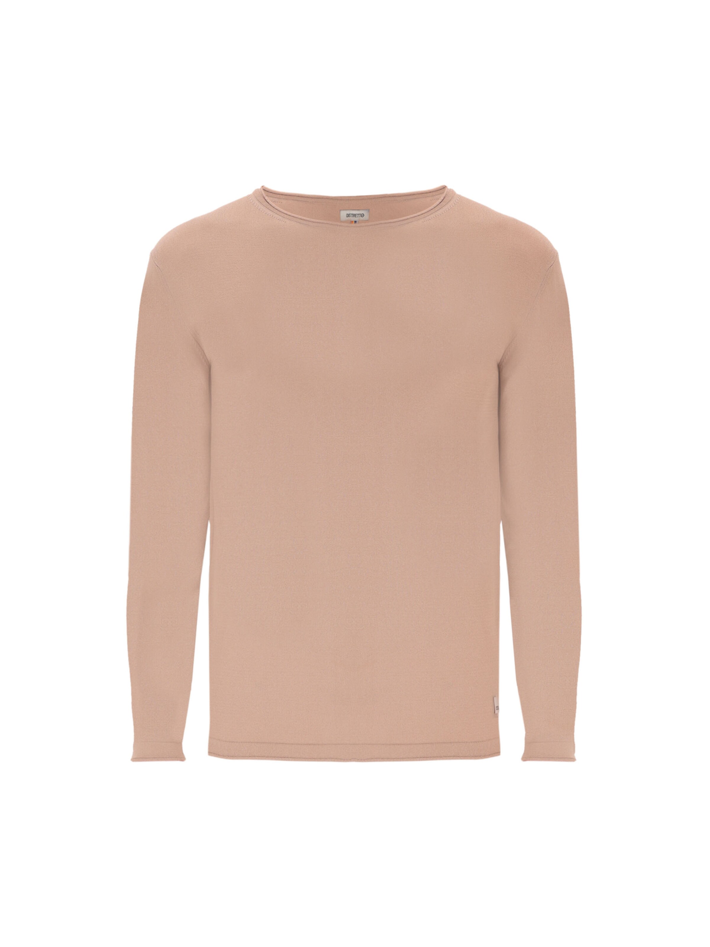 Distretto12 Trui 'Zefer' in Beige: voorkant