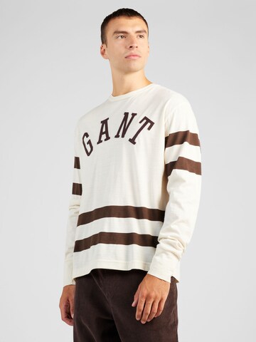 GANT Shirt in Beige: voorkant