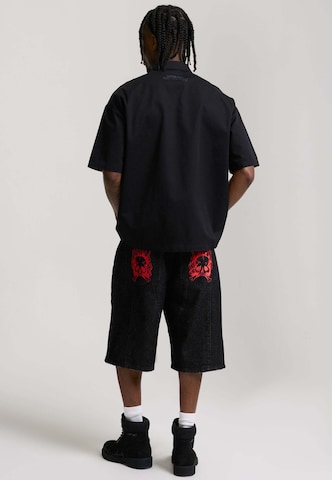 Ed Hardy Свободный крой Джинсы в Черный