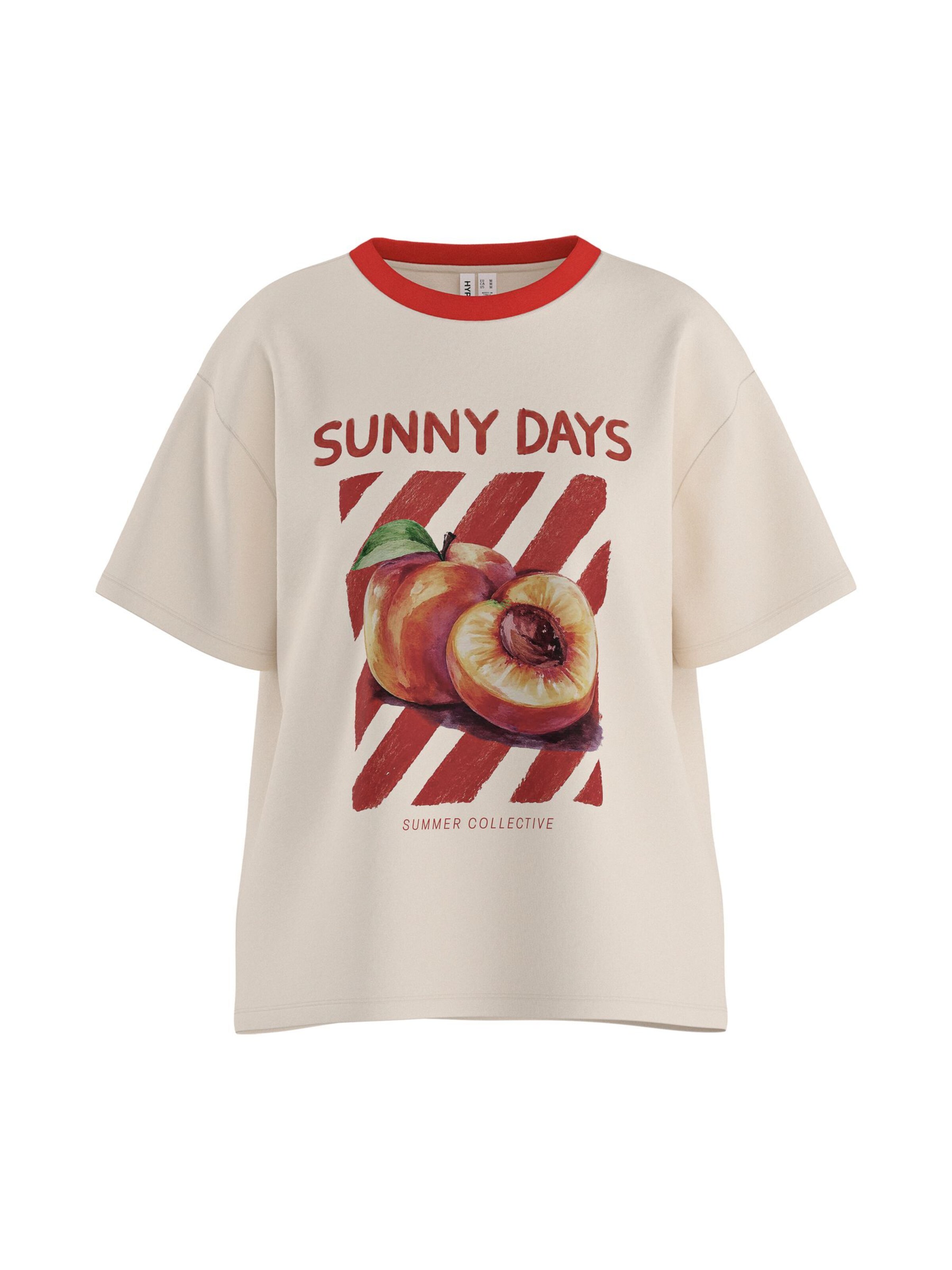 T-shirt HYPEDROP en beige : devant