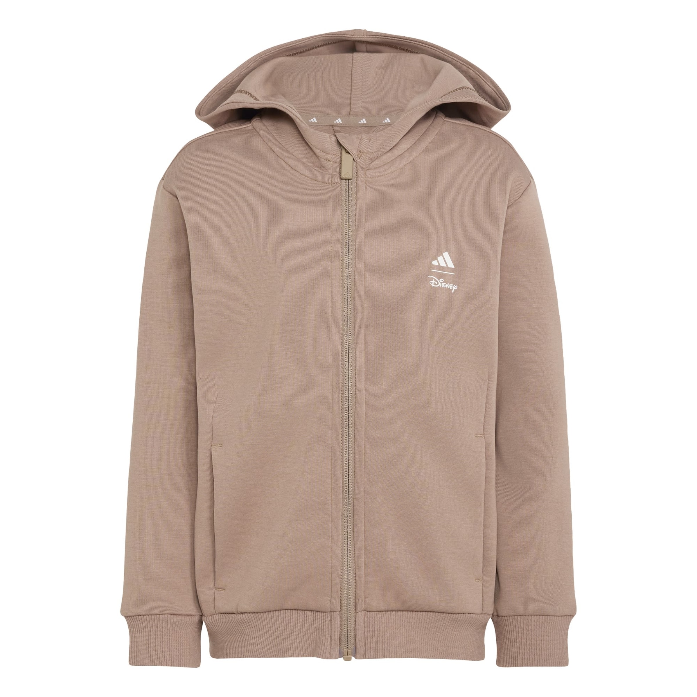 ADIDAS SPORTSWEAR Sportsweatjacke 'Adidas x Disney Micky Maus' in Braun: Vorderseite