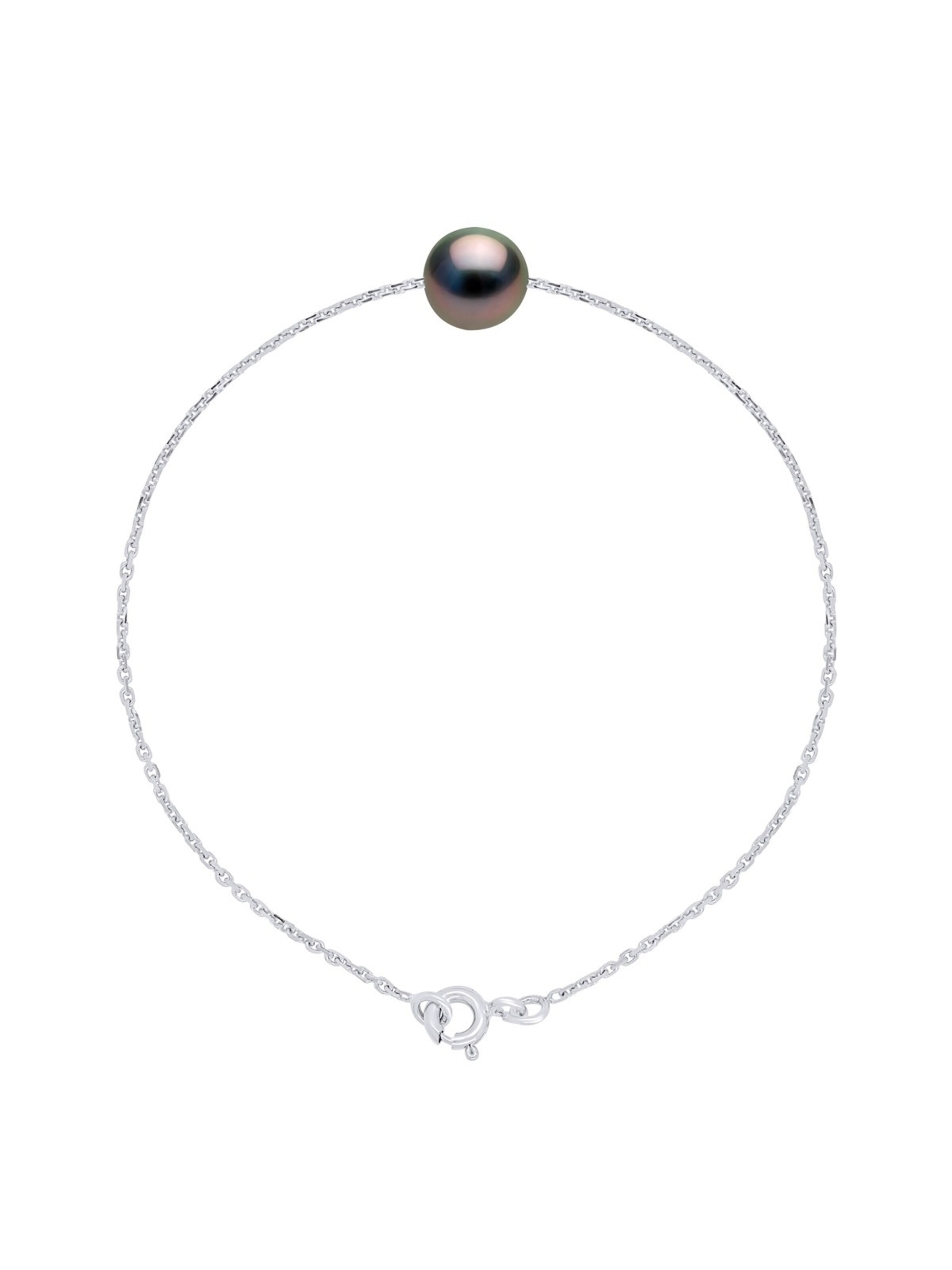 Ateliers Saint Germain - Pulsera 'BIARRITZ' en negro: frente