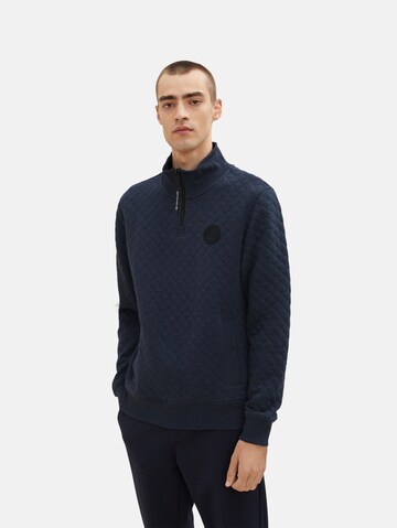 TOM TAILOR Sweatshirt in Blauw: voorkant