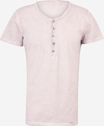 Key Largo T-shirt 'LEMONADE' i lila: framsida