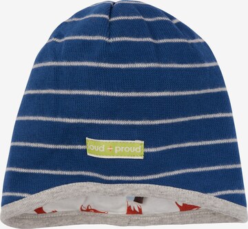 loud + proud Beanie in Blue: front