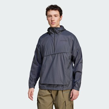Veste outdoor 'Xploric' ADIDAS TERREX en gris : devant