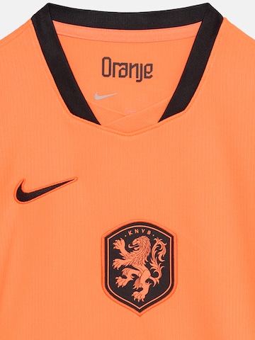 NIKE - Camiseta funcional 'KNVB' en naranja
