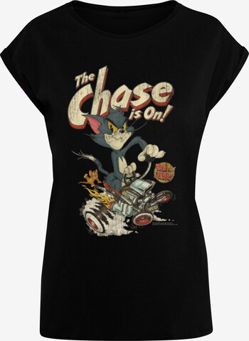 T-shirt 'Tom and Jerry - The Chase Is On' ABSOLUTE CULT en noir : devant
