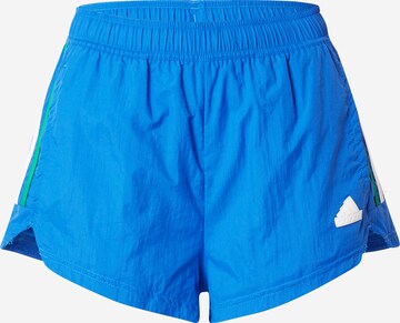 ADIDAS SPORTSWEAR Regular Workout Pants 'TIRO' in Blue: front