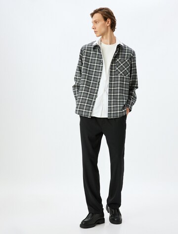 Koton Comfort fit Button Up Shirt in Black