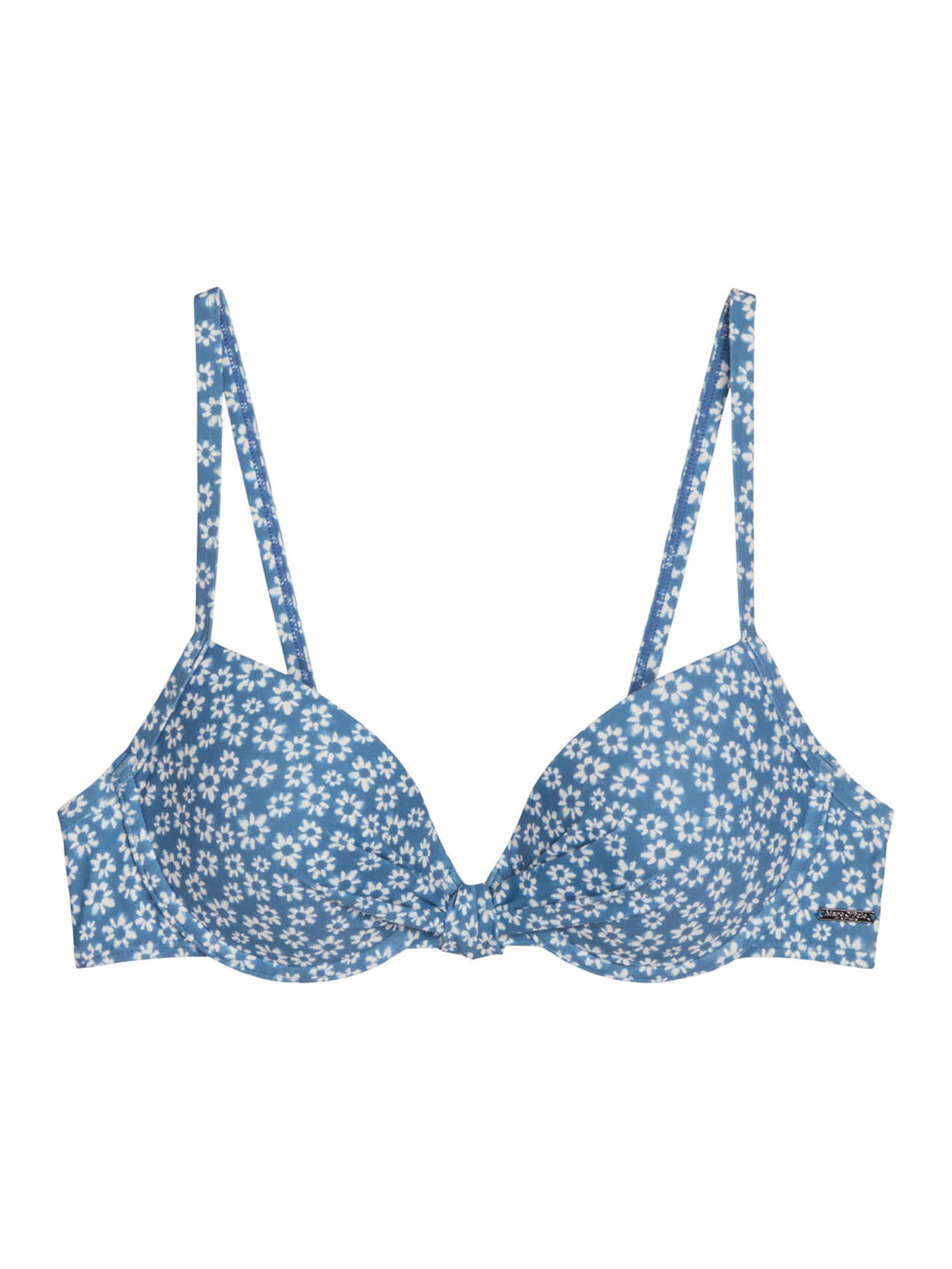 Triangle Hauts de bikini ' Shiny ' Marc O'Polo en bleu : devant