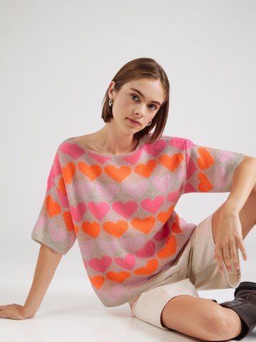 Hailys Sweater 'Sa44nna' in Beige: front