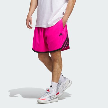 ADIDAS PERFORMANCE - Loosefit Pantalón deportivo 'Crazy Lite' en rosa: frente
