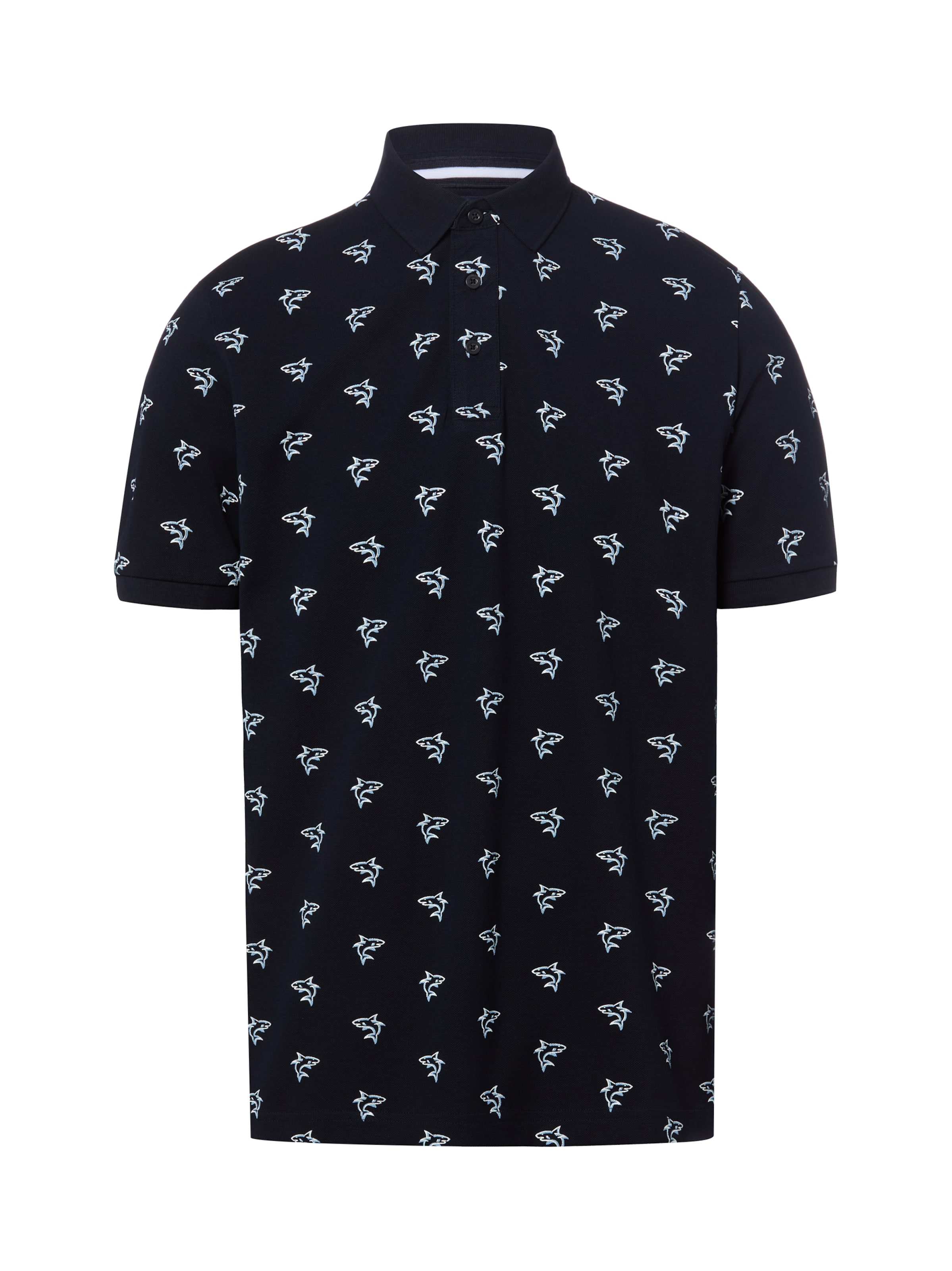 T-Shirt Andrew James en bleu : devant