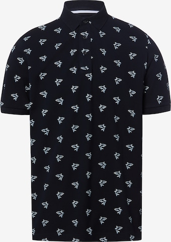 T-Shirt Andrew James en bleu : devant