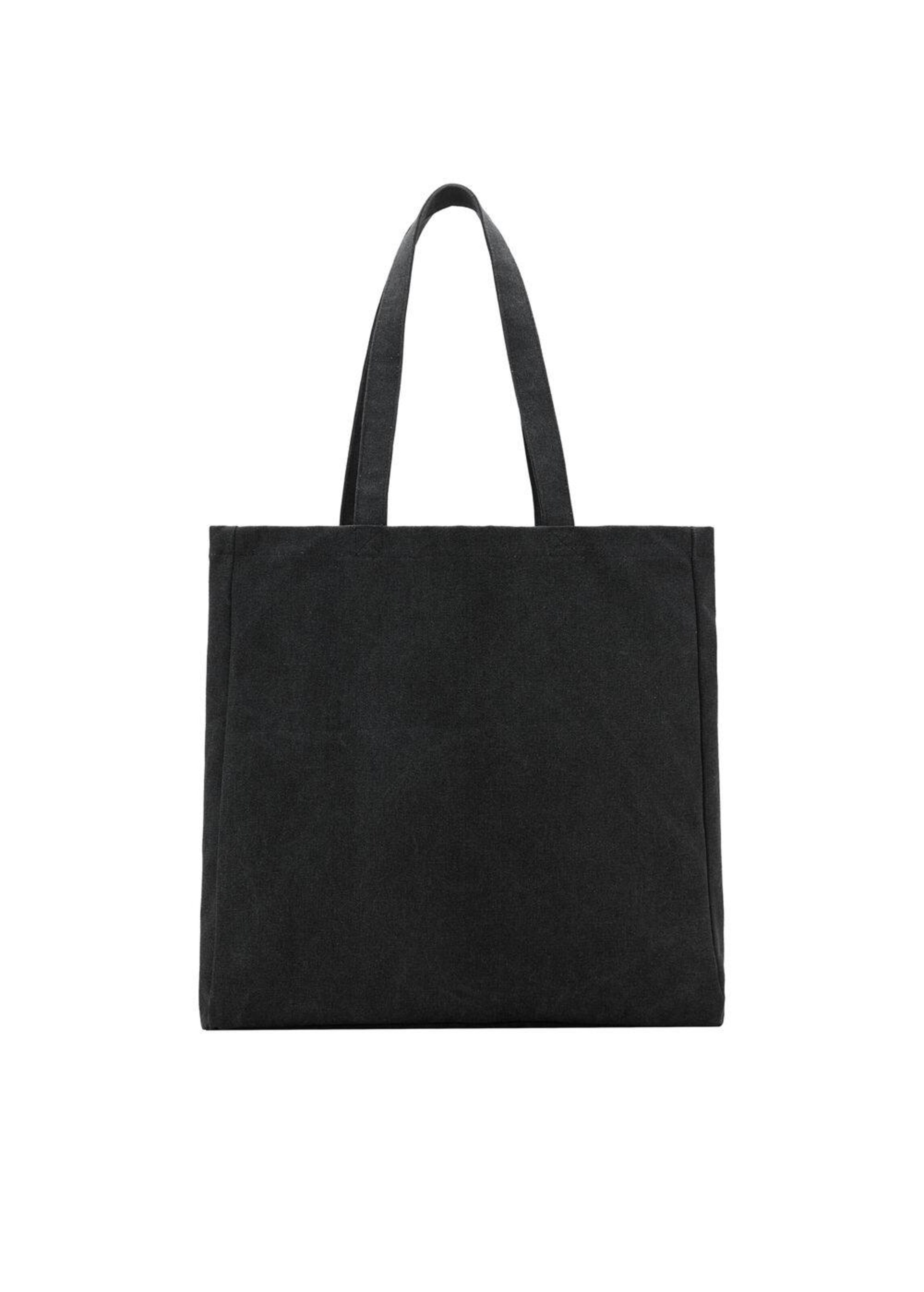 MANGO MAN Shopper in Black: front