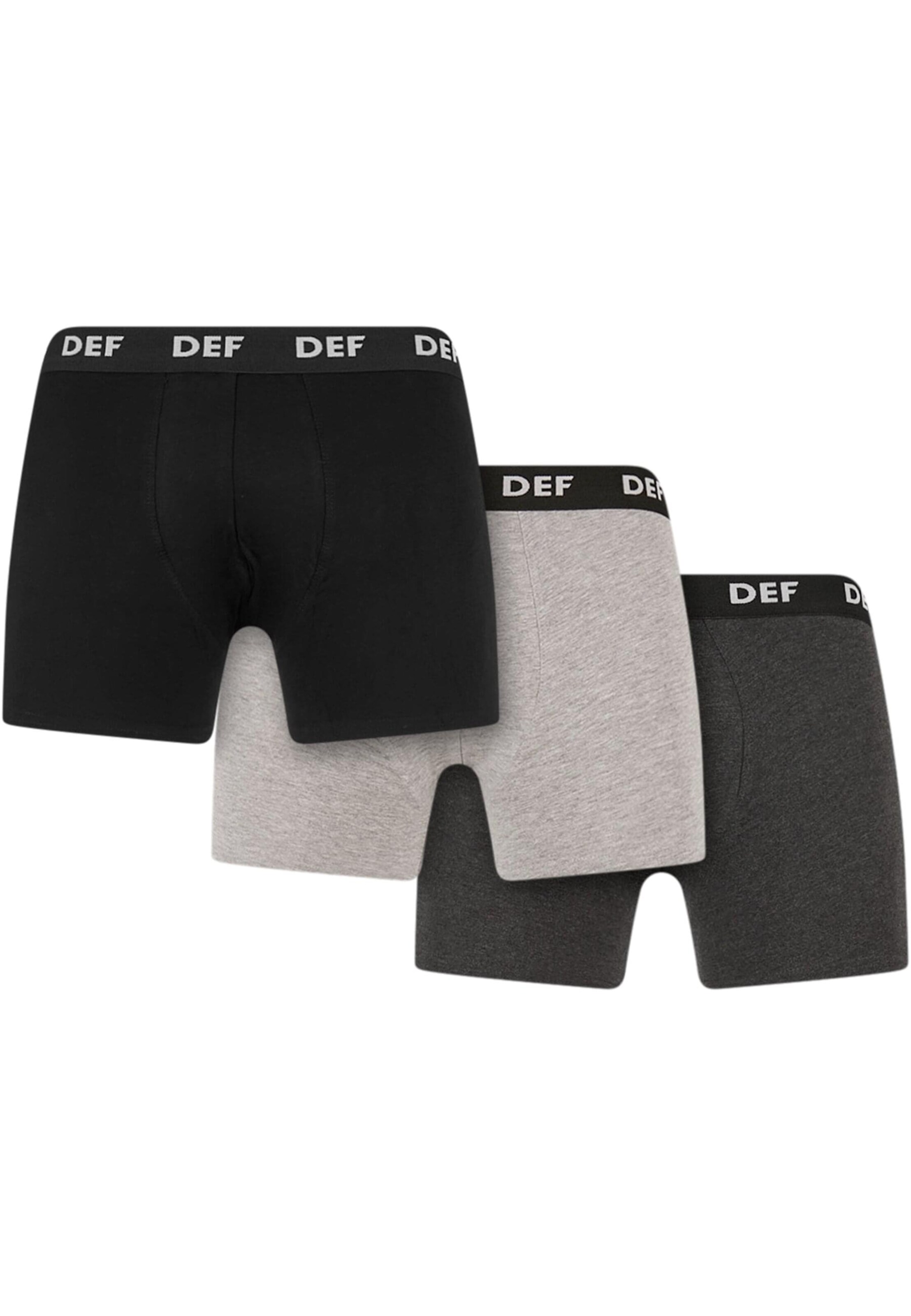 Boxers 'Cost' DEF en gris : devant
