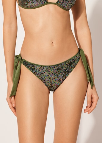 CALZEDONIA Bikinihose in Grün: Vorderseite