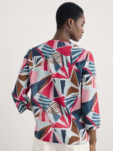 Seasalt Cornwall Blouse 'Watercolour Sketch' in Pink
