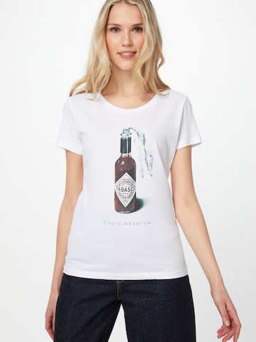 T-shirt 'Sauce' EINSTEIN & NEWTON en blanc