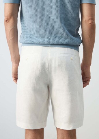 MANGO MAN Regular Shorts 'Carp' in Weiß