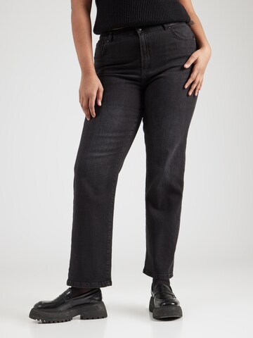 ONLY Carmakoma Regular Jeans 'CARMEGAN' in Black: front