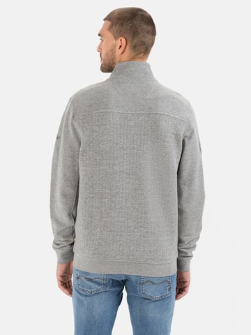 CAMEL ACTIVE Zip-Up Hoodie in Grey