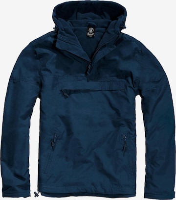 Brandit Between-Season Jacket in Blue: front