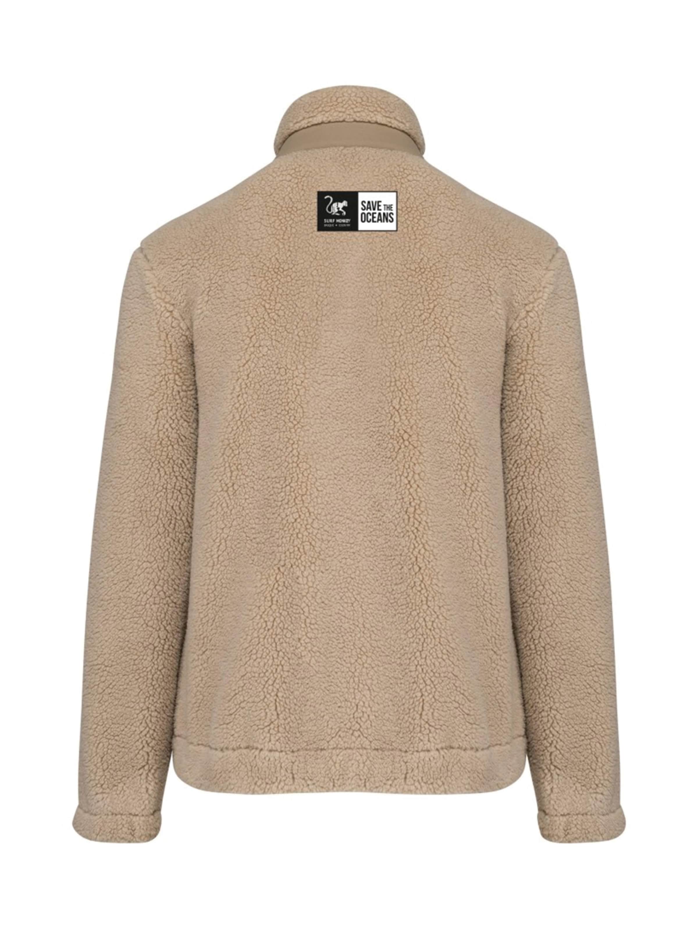 Veste en polaire Surf Monkey en beige