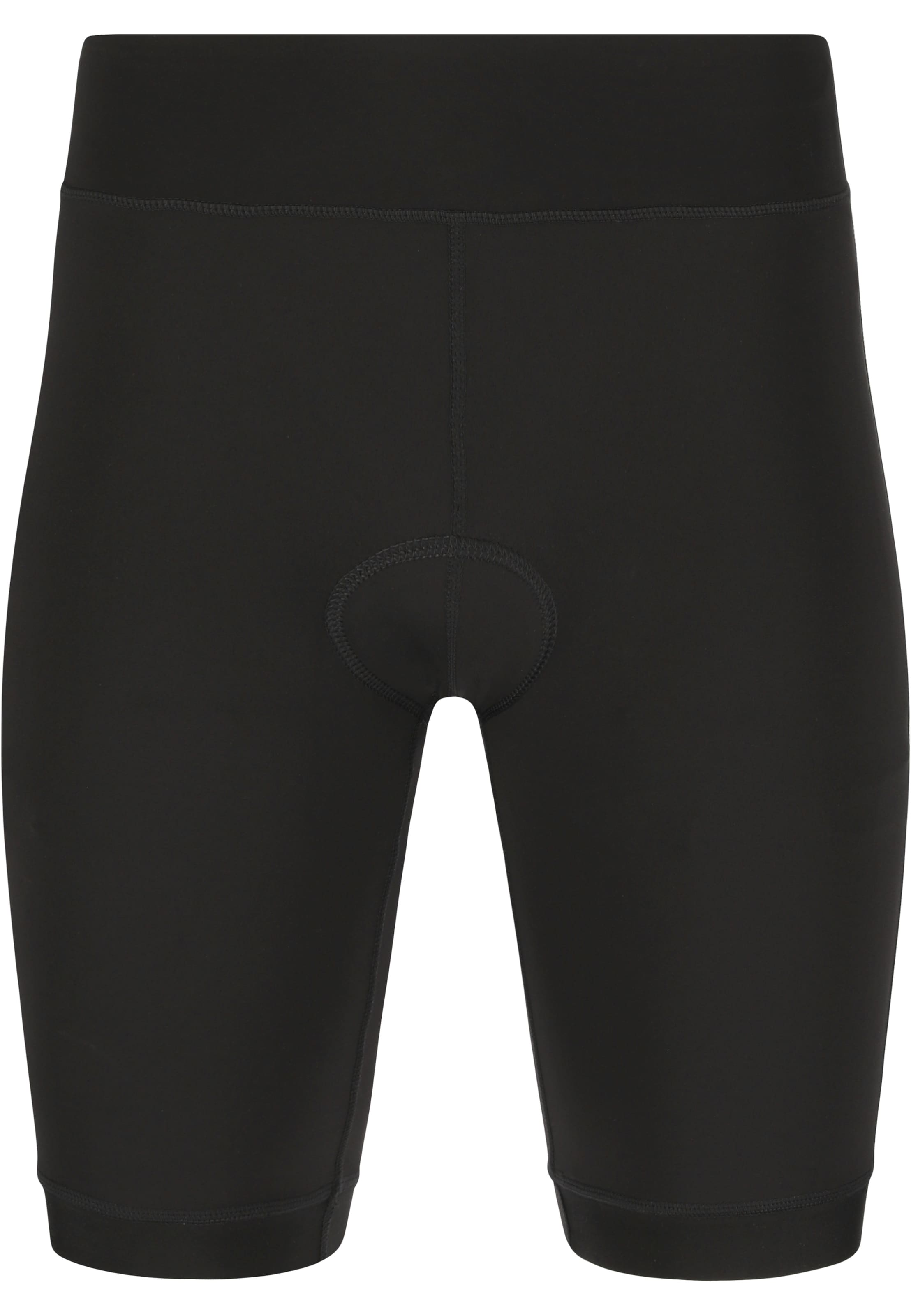 ENDURANCE Skinny Fahrradtights 'Hulda V2' in Schwarz: Vorderseite