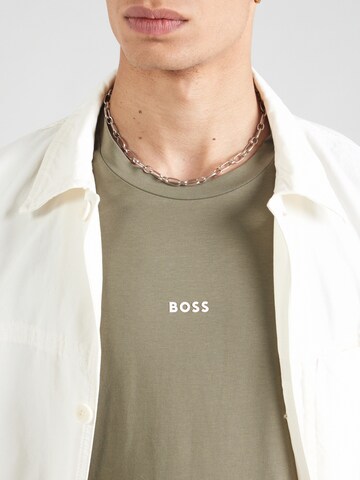 BOSS Футболка 'Chark' в Зеленый