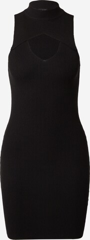 Rochie tricotat de la Urban Classics pe negru: față