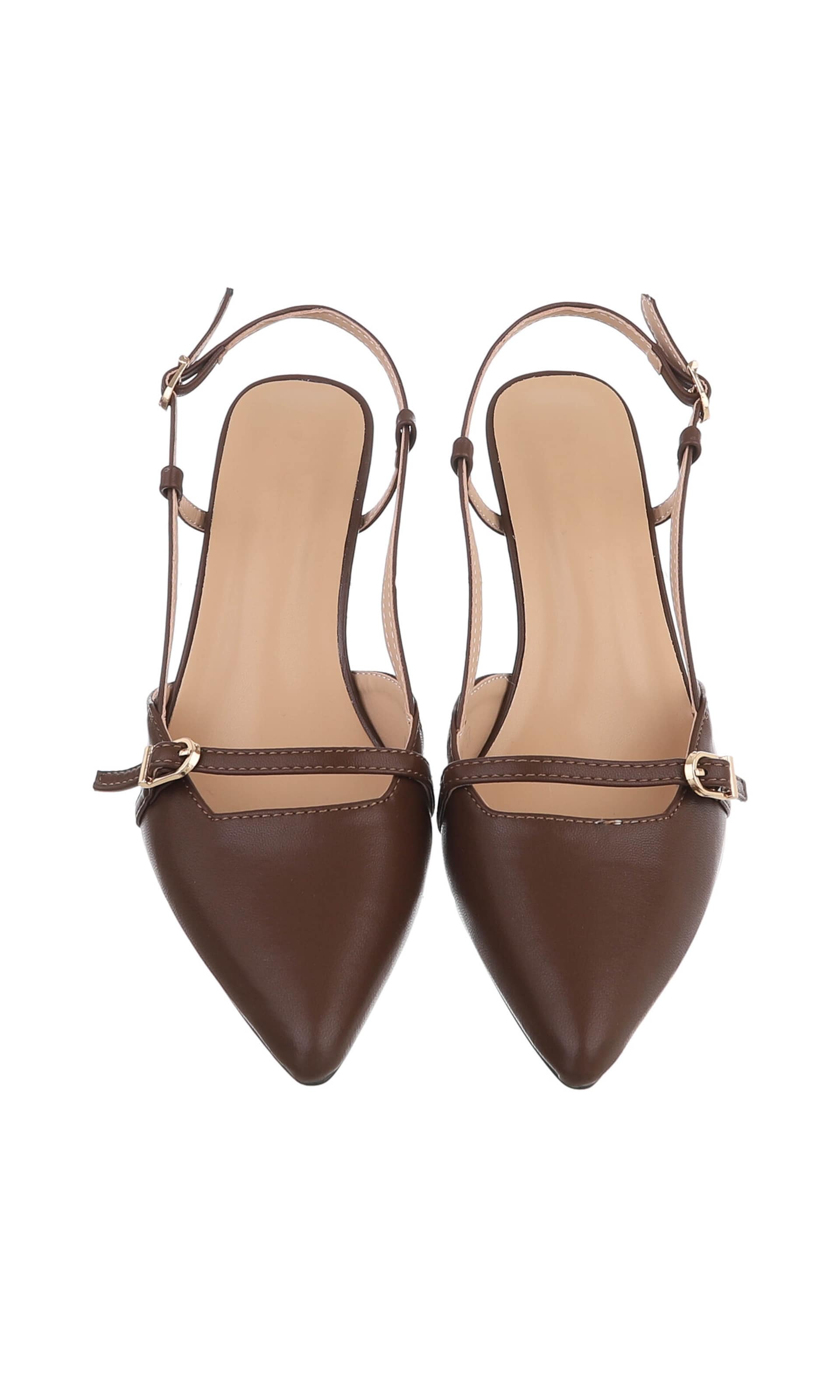 Ital-Design Slingpumps in Braun