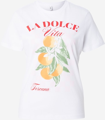 ONLY Shirt 'ONLKATE' in Wit: voorkant