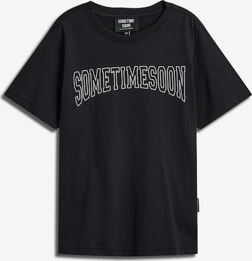 SOMETIME SOON Shirts i sort: forside