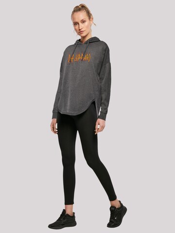 F4NT4STIC Sweatshirt 'Def Leppard' in Grey