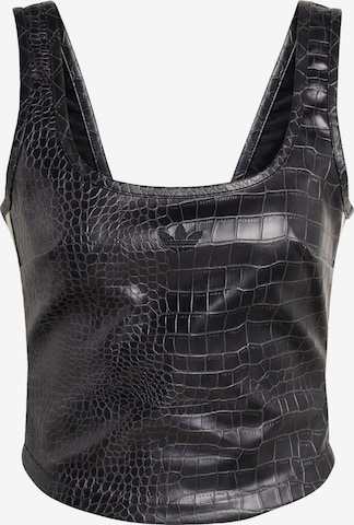 ADIDAS ORIGINALS Top in Schwarz: Vorderseite