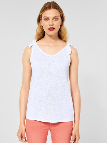 STREET ONE Top in White: front