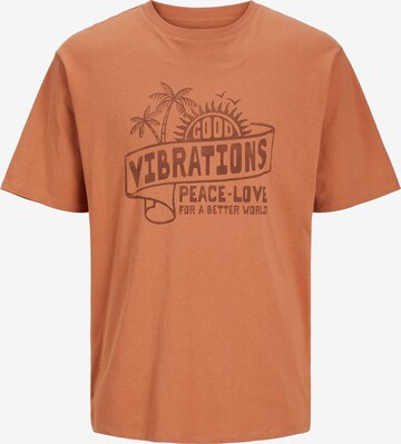 JACK & JONES T-Shirt 'Bluhippy' in Orange: predná strana