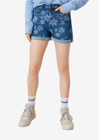 QS Regular Shorts in Blau: predná strana