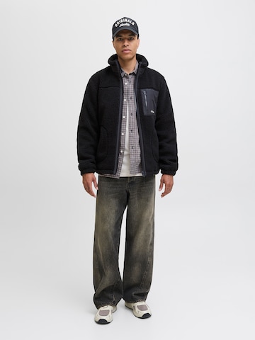JACK & JONES Φθινοπωρινό και ανοιξιάτικο μπουφάν 'JJESOHO' σε μαύρο