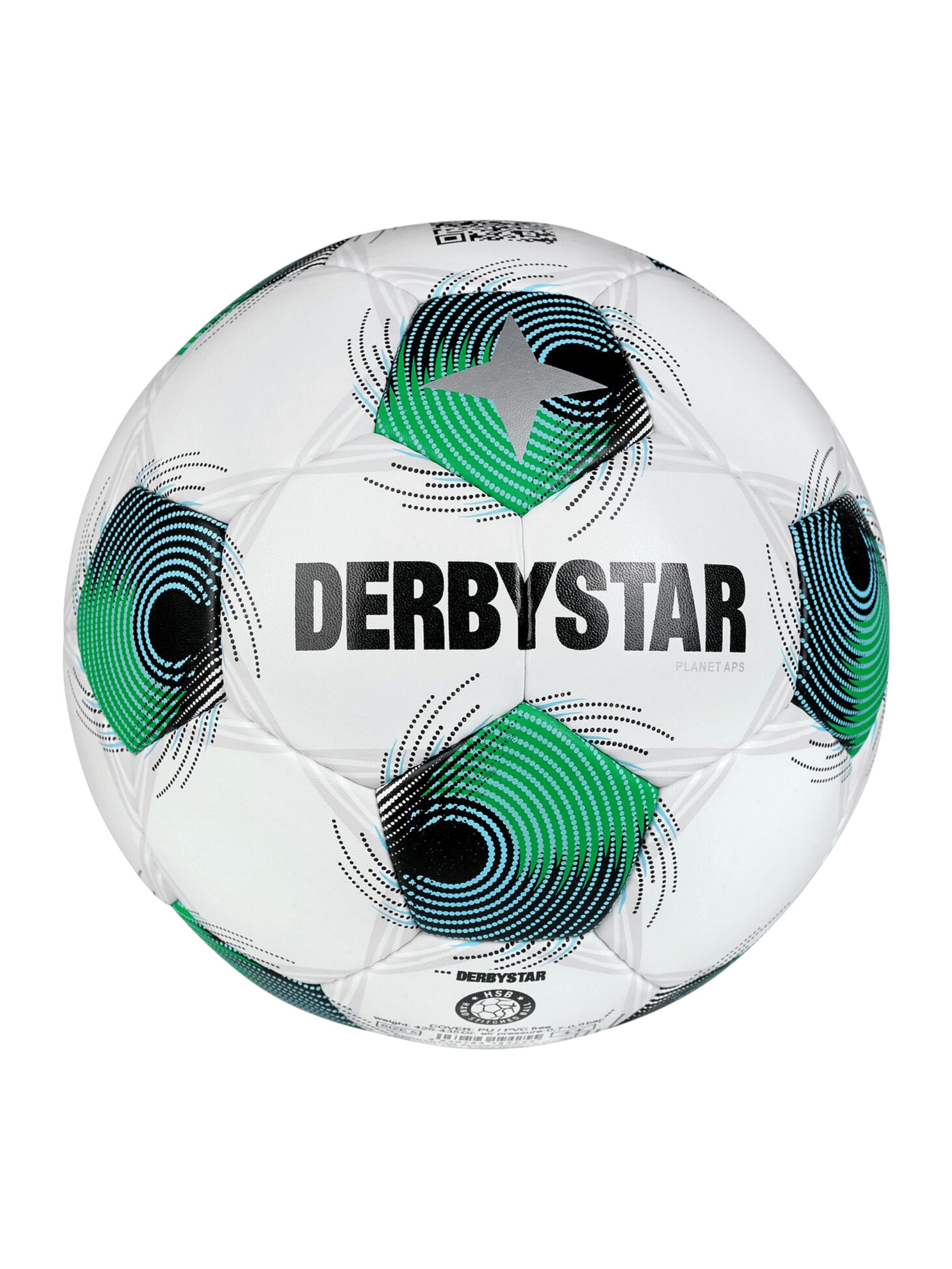 DERBYSTAR Ball in Weiß: Vorderseite