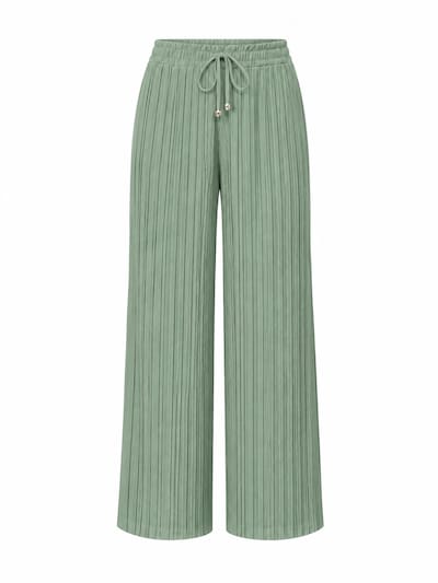Worldclassca Bügelfaltenhose 'Damen Plissee Sommer Hose' in 36-40 in grün, Produktansicht