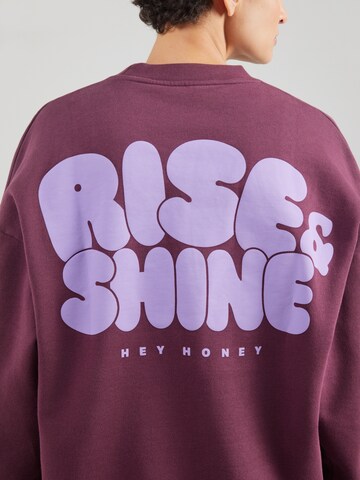 Hey Honey Tréning póló 'Rise and Shine' - lila