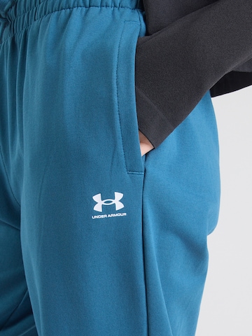 UNDER ARMOUR Tapered Sporthose in Blau