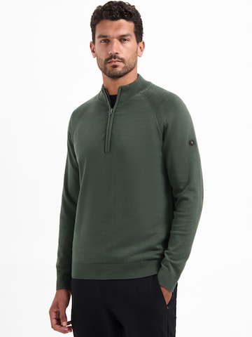 No Excess Sweater in Green: front