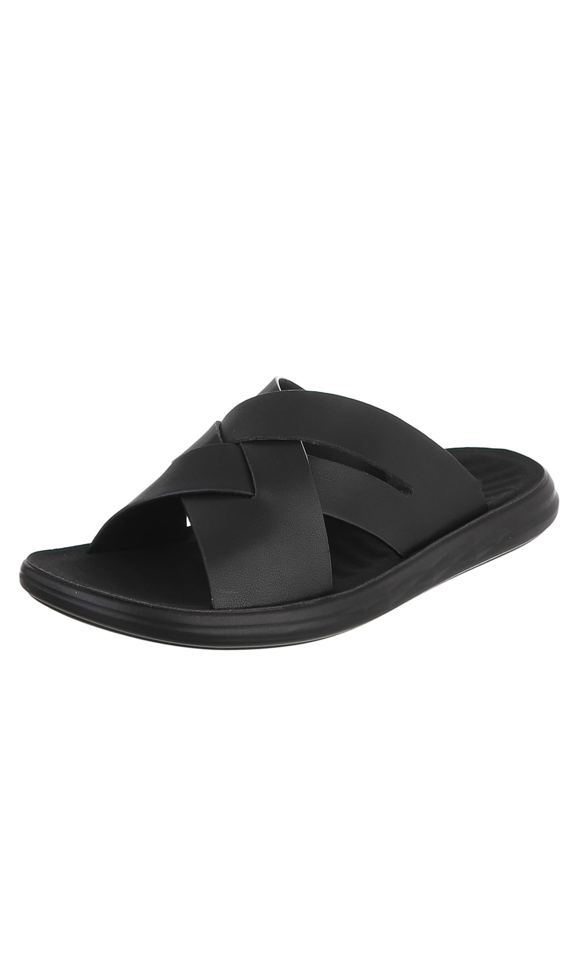 CoolWalk Mules in Black: front