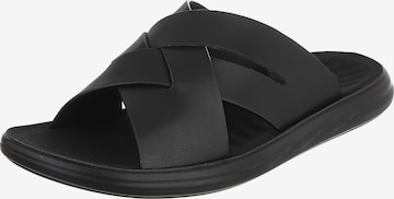 CoolWalk Mules in Black: front
