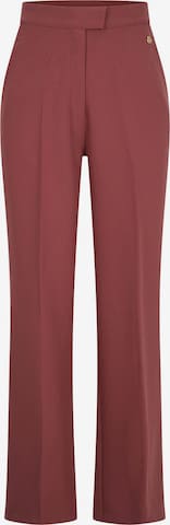 Loosefit Pantaloni con piega frontale 'Walk With Me - Resound NYC Version' di 4funkyflavours in rosso: frontale